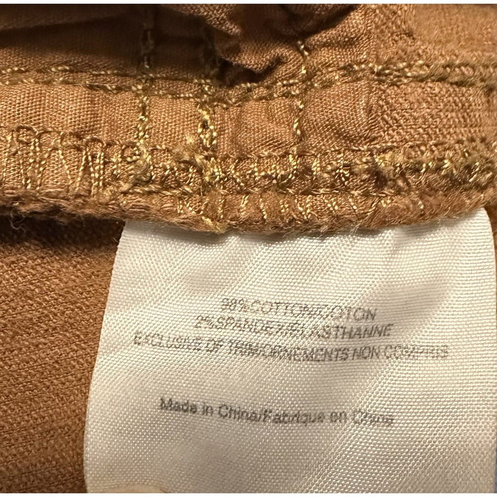 Tory Burch Tan/Brown Corduroy Pants Boot Cut/Flare - Sz 28 - Picture 14 of 15